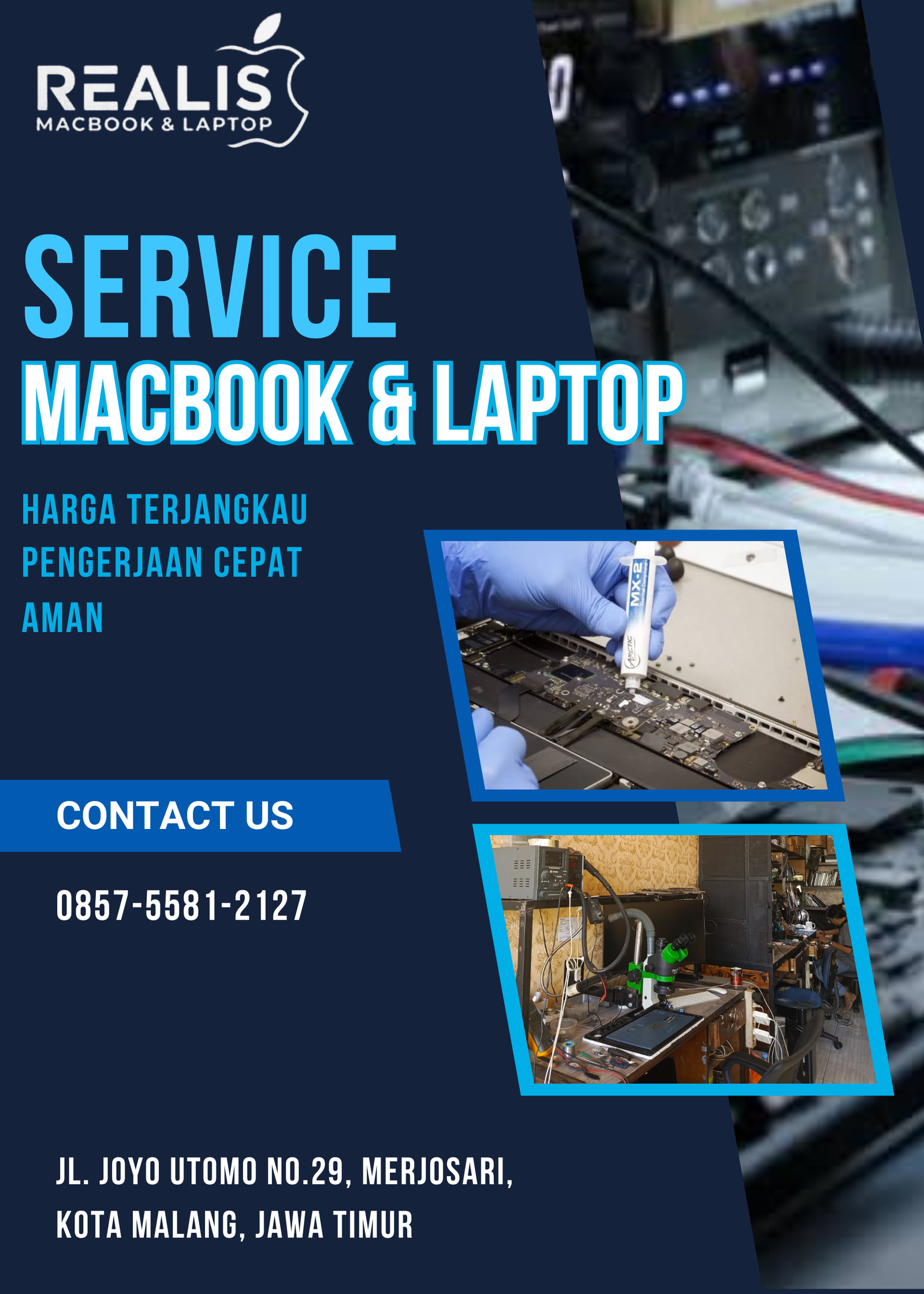 Jasa Service Laptop dan MacBook Malang | Jasa Upgrade IOS Malang |  0857-5581-2127
