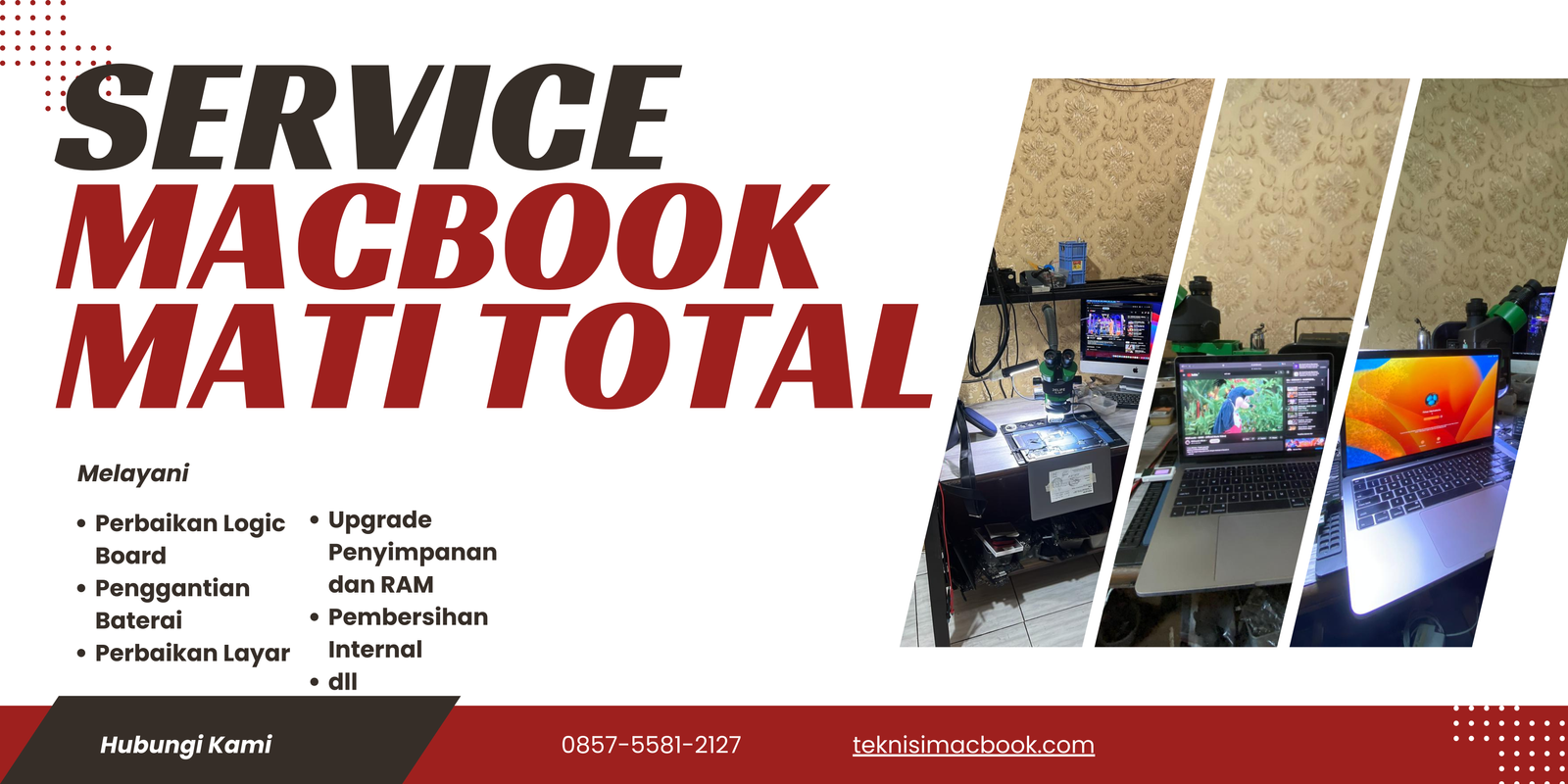 LAPTOP MACBOOK KAMU MATI? YUK, KENALI PENYEBAB DAN SOLUSINYA! | | REALIS SERVICE MACBOOK | 0857-5581-2127