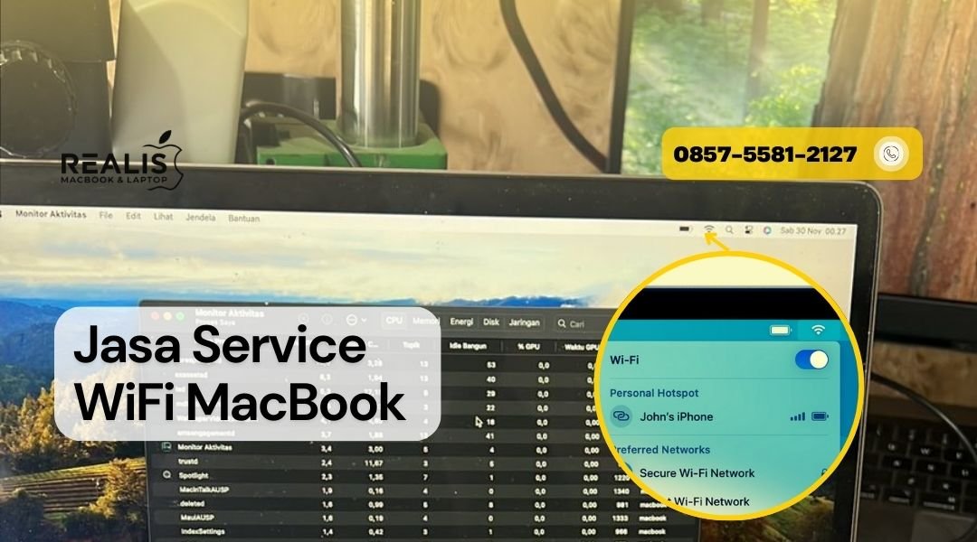 Jasa Service WiFi MacBook – 0857-5581-2127