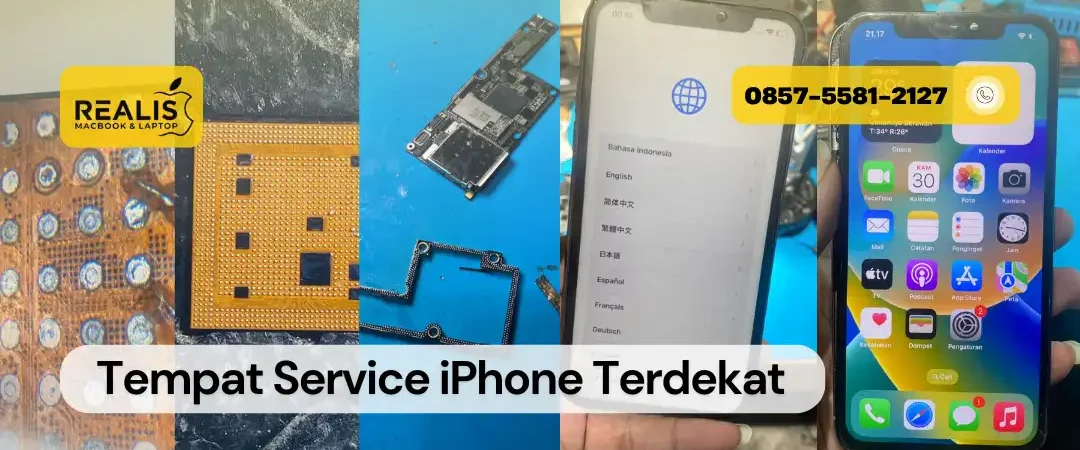 Tempat Service iPhone Terdekat – 0857-5581-2127