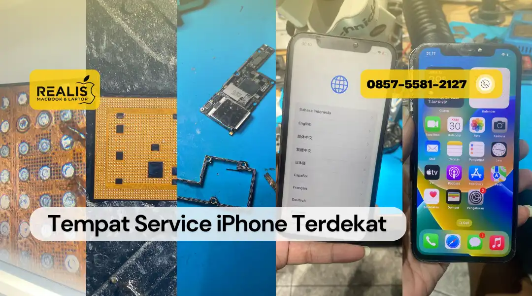 Tempat Service iPhone Terdekat – 0857-5581-2127