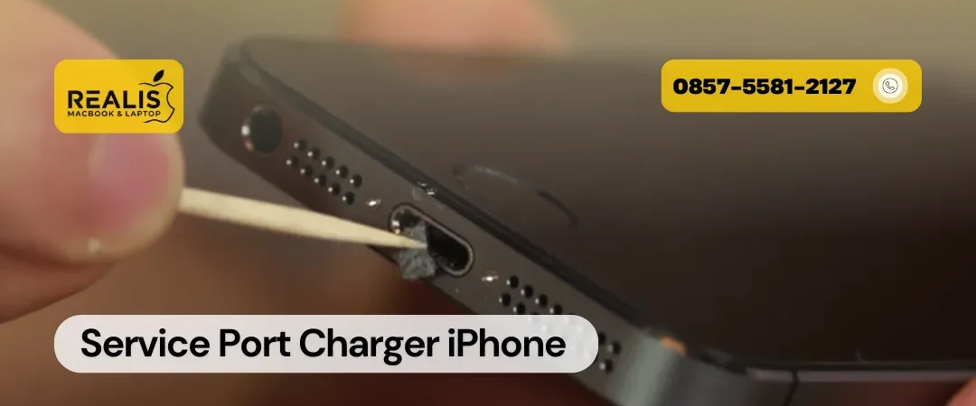 Service Port Charger iPhone di REALIS Malang