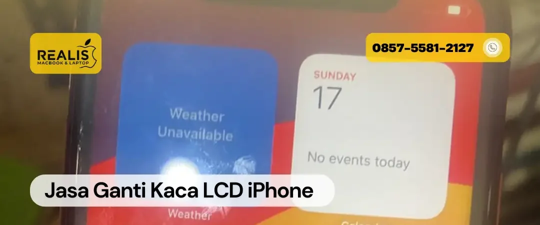 Jasa Ganti Kaca LCD iPhone di Realis