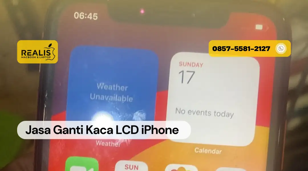 Jasa Ganti Kaca LCD iPhone di Realis