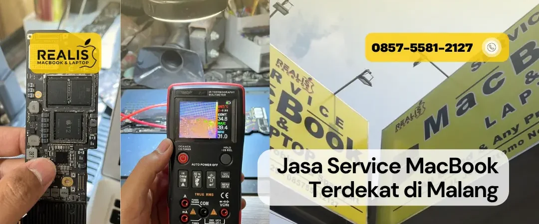 Jasa Service MacBook Terdekat di Malang Realis
