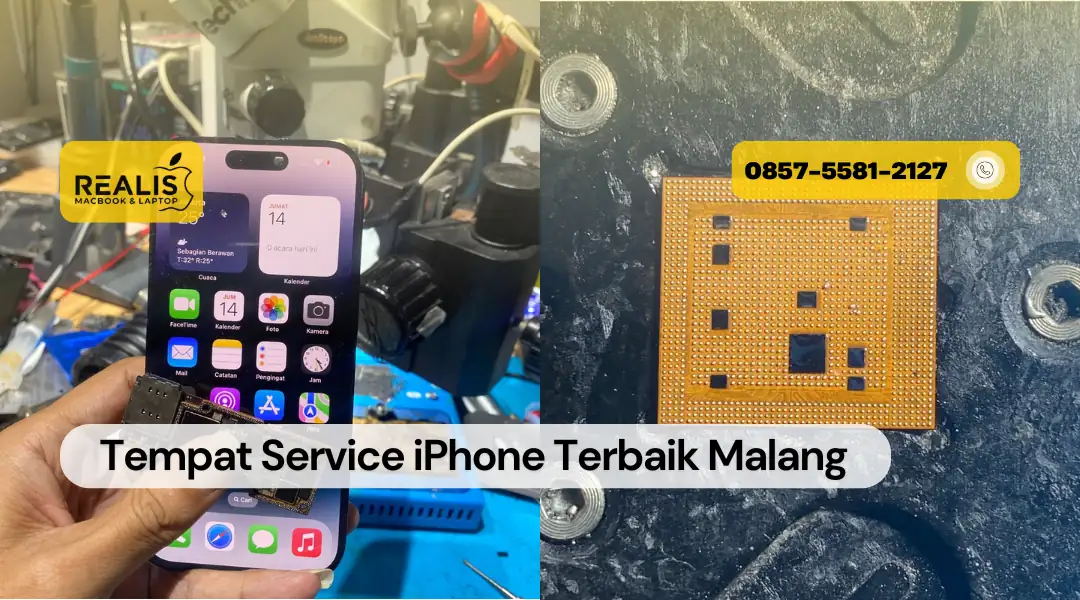 Tempat Service iPhone Terbaik Malang di Realis