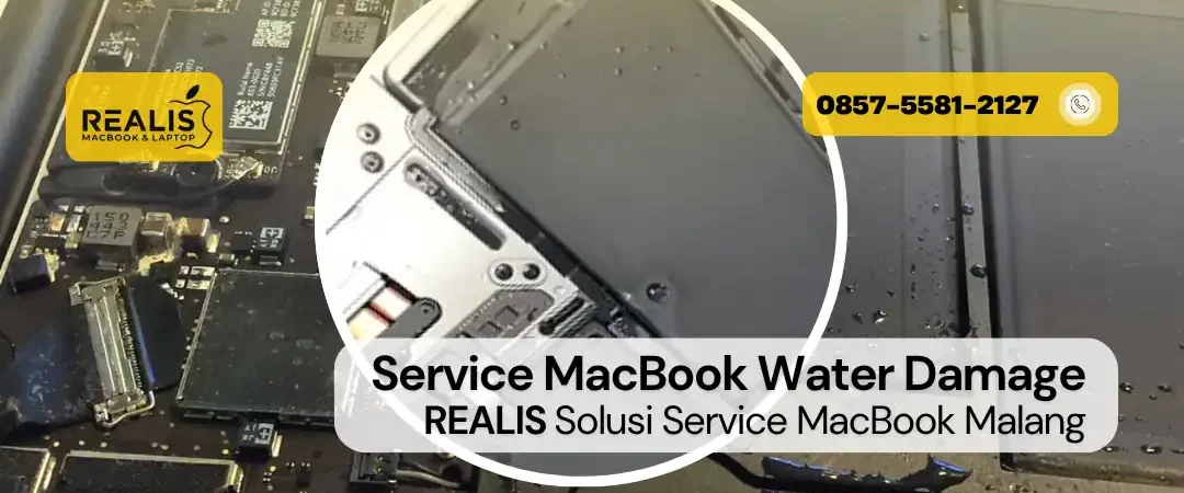 Service MacBook Water Damage — Solusi Service MacBook Malang