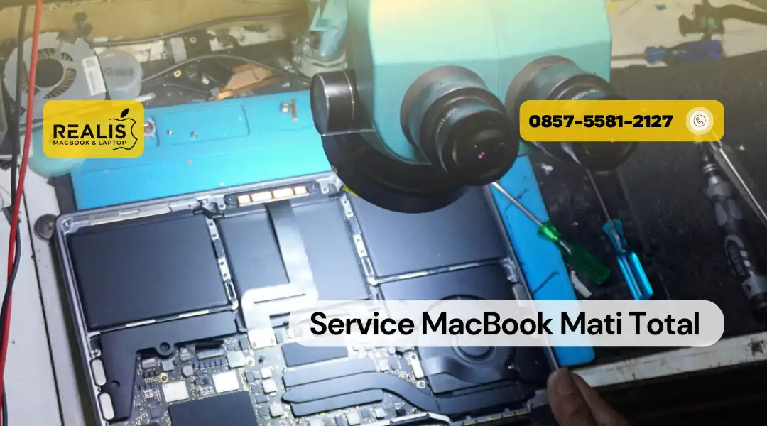 Service MacBook Mati Total Malang di Realis