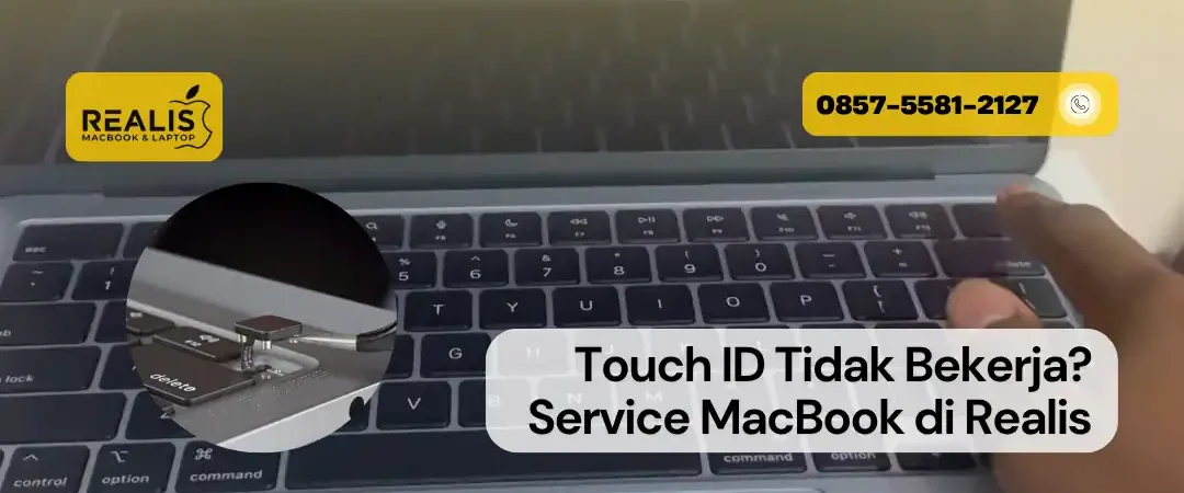 Touch ID Tidak Bekerja? Service MacBook di Realis