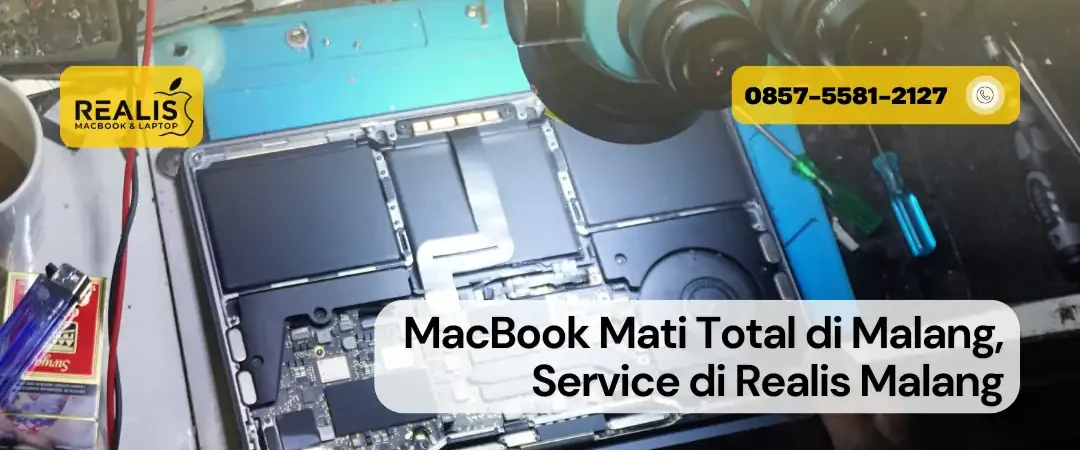 MacBook Mati Total di Malang, Service di Realis Malang