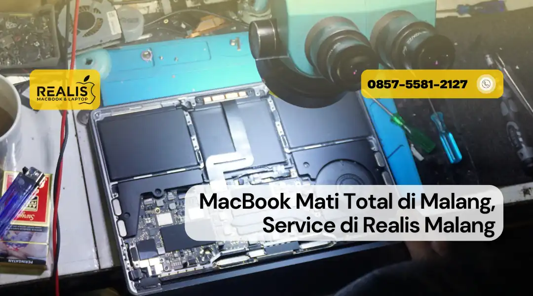 MacBook Mati Total di Malang, Service di Realis Malang