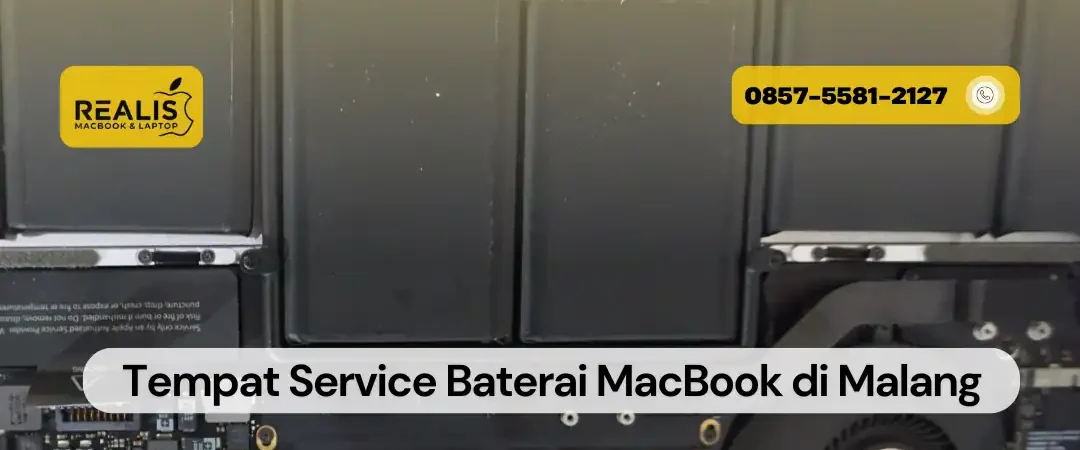 Tempat Service Baterai MacBook di Malang