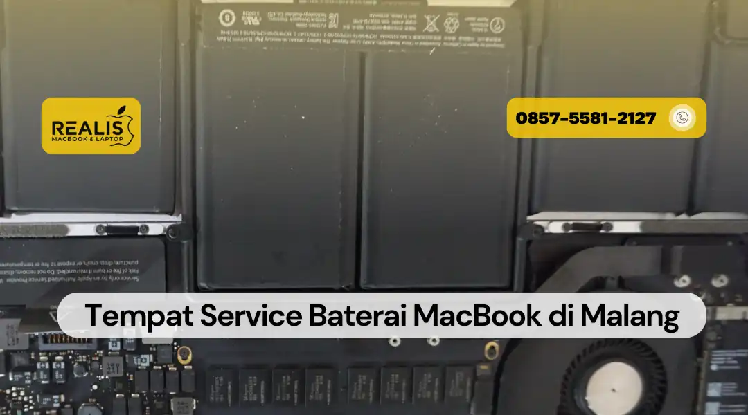 Tempat Service Baterai MacBook di Malang