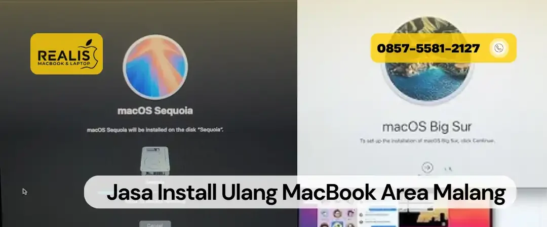 Jasa Install Ulang MacBook Area Malang Realis