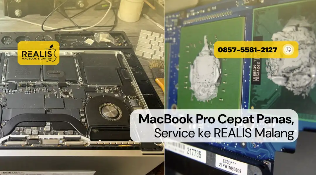MacBook Pro Cepat Panas, Service ke REALIS Malang