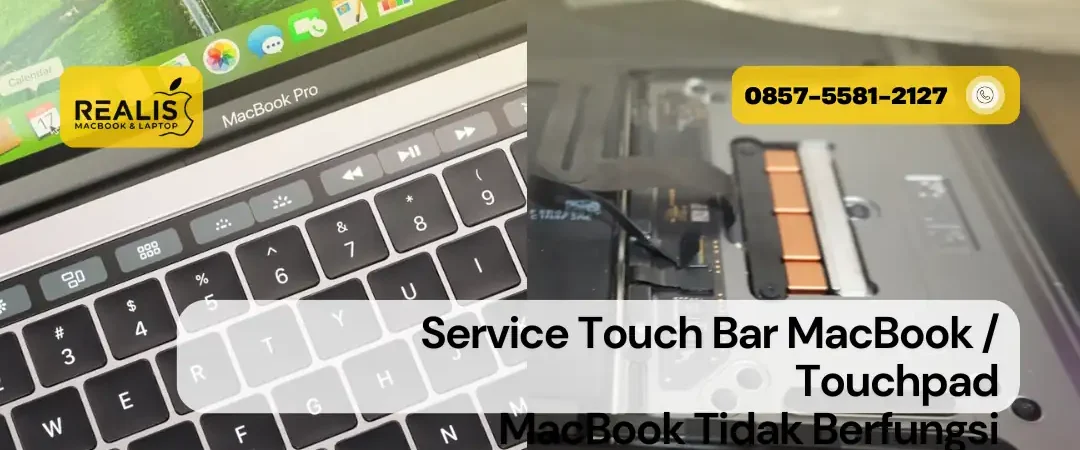 Service Touch Bar MacBook / Touchpad MacBook Tidak Berfungsi