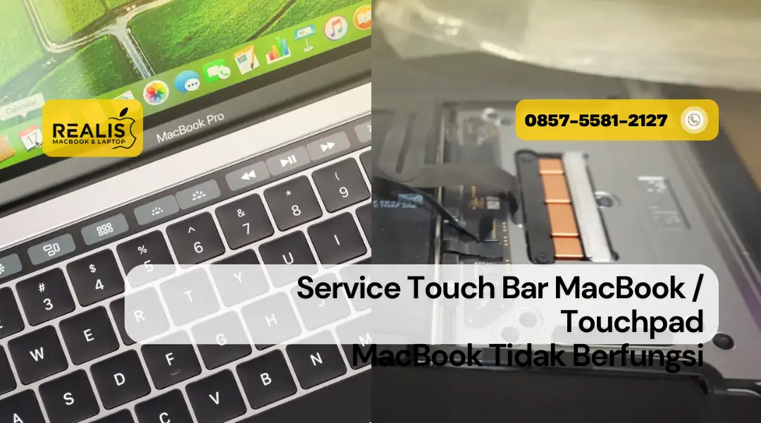 Service Touch Bar MacBook / Touchpad MacBook Tidak Berfungsi
