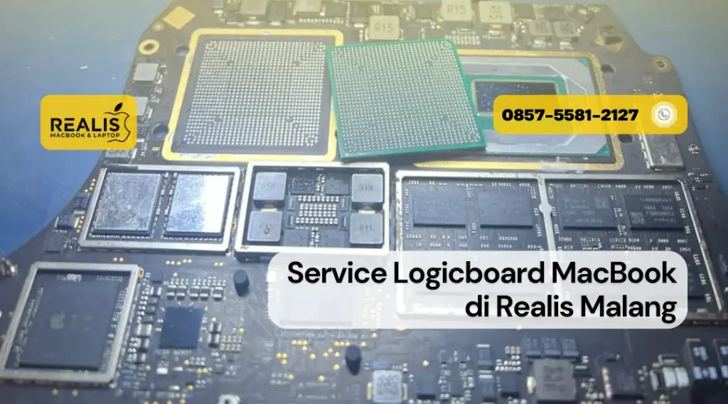 Service Logicboard MacBook di Realis Malang