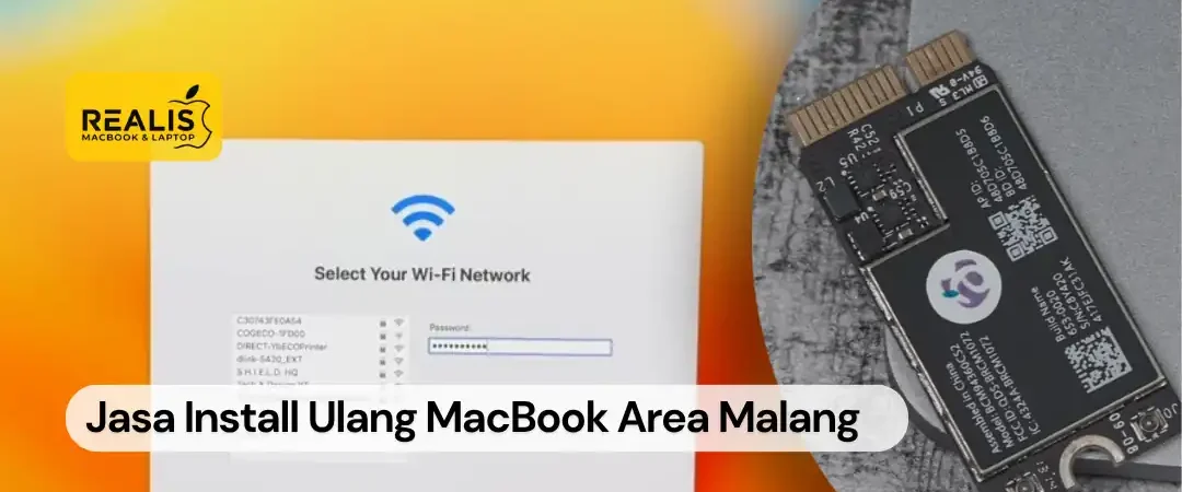 Tempat Service WiFi MacBook di Malang Realis 0857-5581-2127