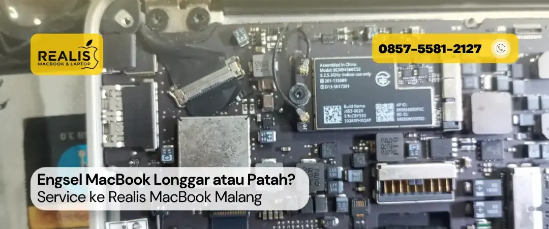 Engsel MacBook Longgar atau Patah? Service di Realis – 0857-5581-2127