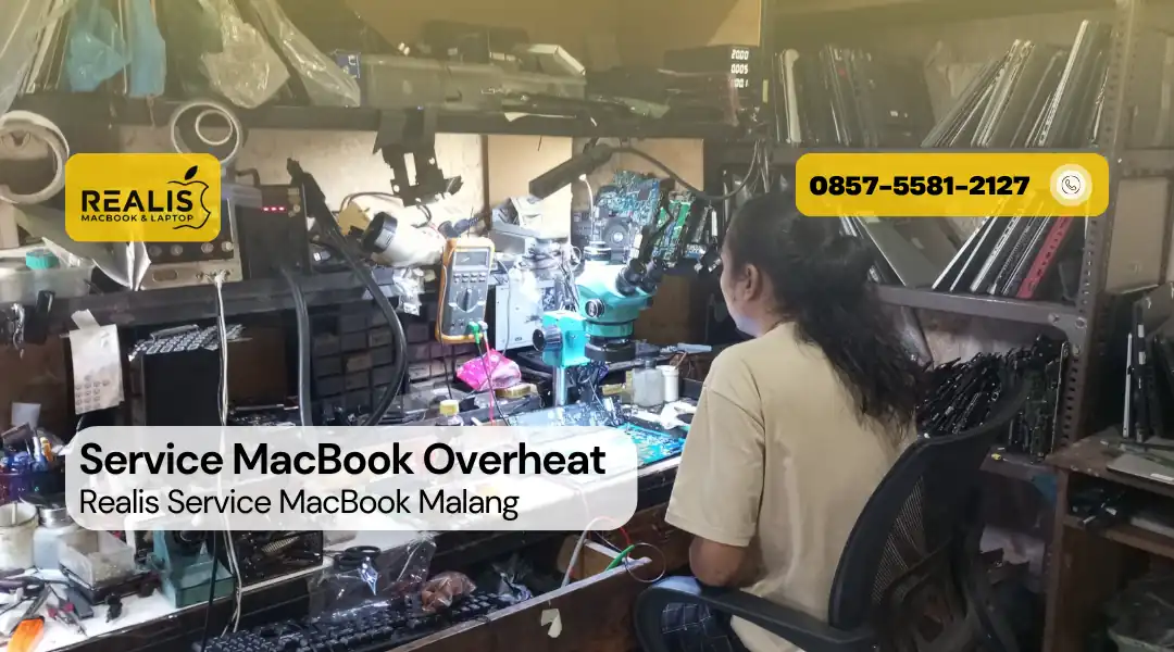 Service MacBook Overheat Panas Berlebih di Realis Malang