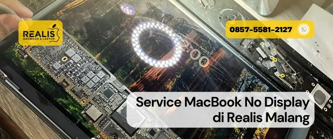 Service MacBook No Display di Realis Malang