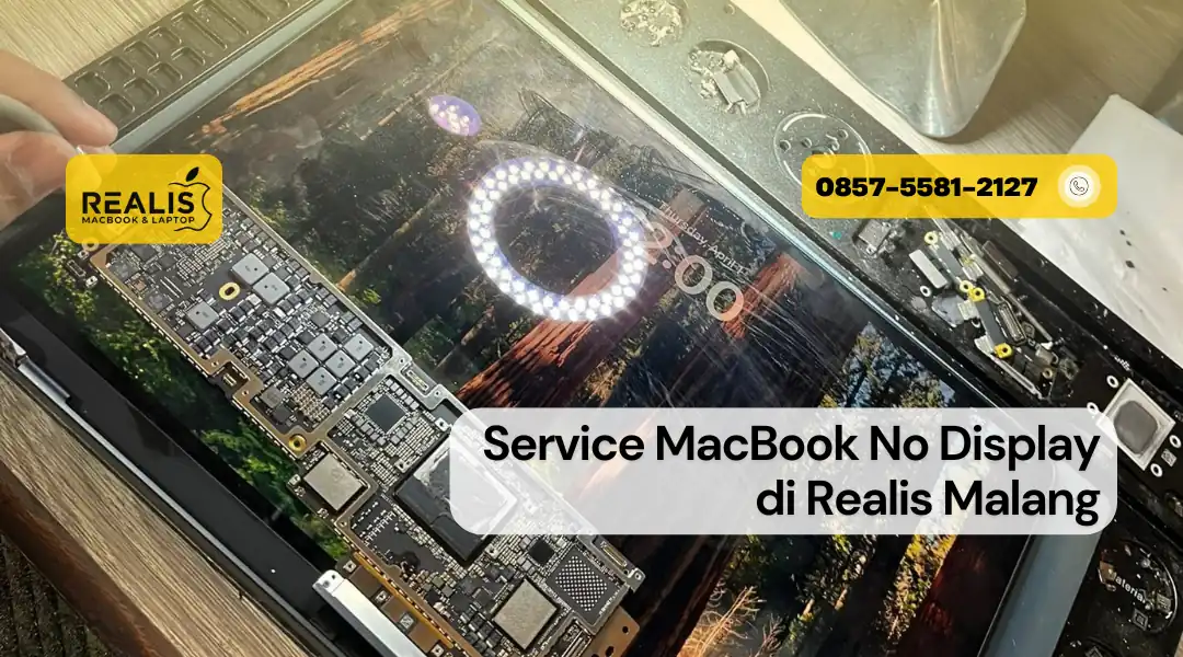 Service MacBook No Display di Realis Malang