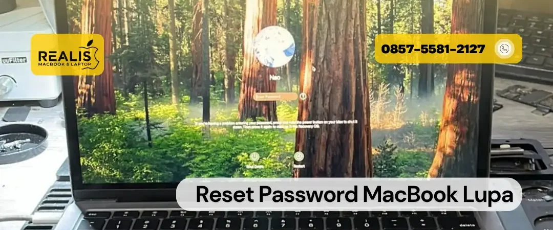 Reset Password MacBook Lupa, Service di Realis Malang