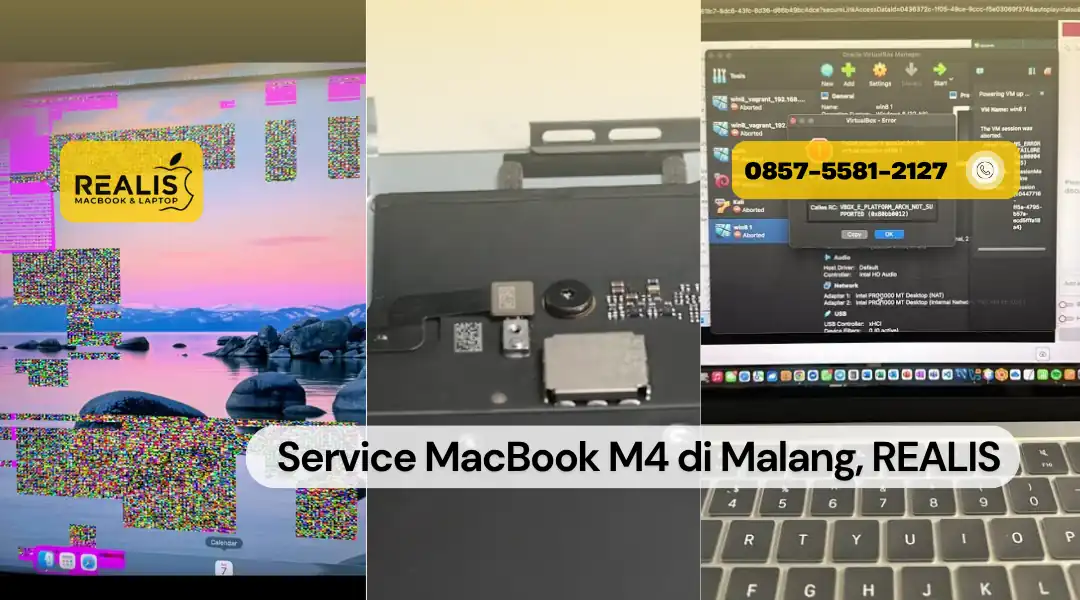 Service MacBook M4 di Malang, REALIS